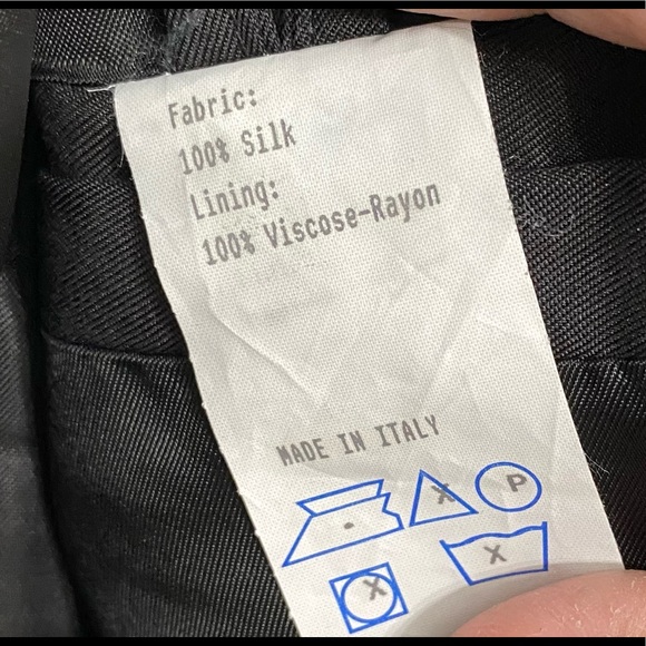 Vintage Vivaldi Made In Italy Silk Drop Waist Oversize Trench Coat Jacket - Picture 12 of 12